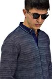 Erkek Polo Yaka Sweatshirt R2252 BGL-ST03199