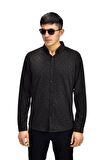 Erkek Spor Jakarlı Uzun Kol Gömlek R6520 BGL-ST03204