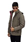 Erkek Spor Kapüşonlu Mont  M3306 BGL-ST03230