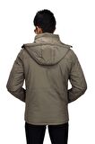 Erkek Spor Kapüşonlu Mont  M3306 BGL-ST03230