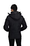 Erkek Spor Kapüşonlu Mont  M3307 BGL-ST03232