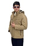 Erkek Spor Kapüşonlu Mont  M3303 BGL-ST03235