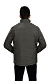 Erkek Büyük Beden Spor Hakim Yaka Mont  M3098 BGL-ST03241