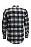 Erkek Çift Cepli Kapaklı Regular Fit Oduncu Gömlek BGL-ST03262