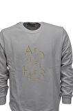 Erkek Baskılı Spor Sıfır Yaka Sweatshirt R2206 BGL-ST03190