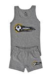 Erkek Çocuk Futboll Baskılı Atlet Boxer Takım 6047 BGL-ST03475