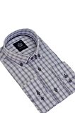 Erkek Klasik Uzun Kol Ekose Gömlek BGL-ST03509