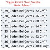 Erkek Jogger Silim Fit Chino Pantolon P1004 BGL-ST03580