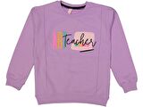 Kız Çocuk Art Baskılı Sweatshirt BGL-ST03636