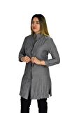 Kadın Nakışlı Hakim Yaka Tunik JNS-3004