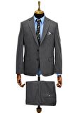 Erkek Gri 4 Drop Takım Elbise NT-5018-01