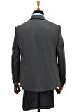 Erkek Gri 4 Drop Takım Elbise NT-5018-01