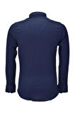 Erkek Silim Fit Spor Gofre Uzun Kol Gömlek BGL-ST03898