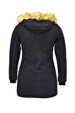 Kadın Spor Kanvas Kapüşonlu Parka M5300 BGL-ST03986