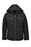 Erkek Kapüşonlu Spor Mont M3305 BGL-ST04004