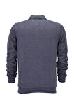 Erkek Polo Yaka Cepli Sweatshirt  6857 BGL-ST04024