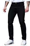 Erkek Siyah Silim Fit Jeans Pantolon 310 BGL-ST04195