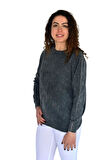 Kadın Sıfır Yaka Sweatshirt BGL-ST04212