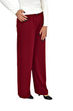 Kadın Pileli Beli Lastikli Bol Pantolon BGL-ST04252