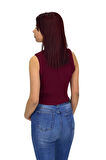 Kadın Askılı Fitilli Crop BGL-ST04298