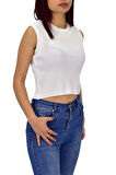 Kadın Askılı Fitilli Crop BGL-ST04298