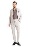 Erkek Spor Silim Fitt Jogger Pantolonlu Takım Elbise BGL-ST04303