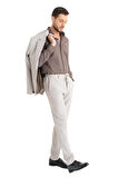 Erkek Spor Silim Fitt Jogger Pantolonlu Takım Elbise BGL-ST04303