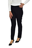 Kadın Paça Puntalı Beli Lastikli Kumaş Pantolon BGL-ST04323