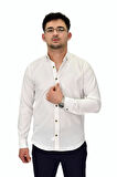Erkek Likralı Spor Silim Fit Gömlek BGL-ST04326