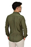 Erkek Likralı Spor Silim Fit Gömlek BGL-ST04326
