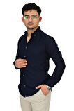 Erkek Likralı Spor Silim Fit Gömlek BGL-ST04326