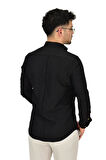 Erkek Likralı Spor Silim Fit Gömlek BGL-ST04326