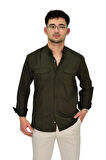 Erkek Spor Likralı Gömlek BGL-ST04343