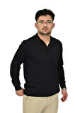 Erkek Mevsimlik Polo Yaka Sweatshirt 6830 BGL-ST04414