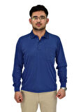 Erkek Büyük Beden Mevsimlik Polo Yaka Sweatshirt 1-6830 BGL-ST04415