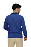Erkek Büyük Beden Mevsimlik Polo Yaka Sweatshirt 1-6830 BGL-ST04415