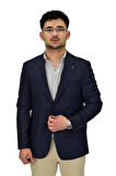 Erkek Ekose Tek Spor Ceket 4 Drop BGL-ST04476