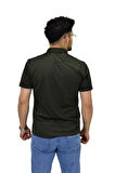 Erkek Spor Silim Fit Kısa Kol Gömlek BGL-ST04480