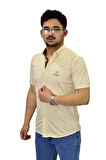 Erkek Spor Silim Fit Kısa Kol Gömlek BGL-ST04481