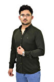 Erkek Spor Silim Fit Uzun Kol Gömlek BGL-ST04484