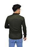Erkek Spor Silim Fit Uzun Kol Gömlek BGL-ST04484