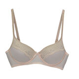 Kadın Silikonlu Toparlayıcı Telli Sütyen C Cup BGL-ST04498