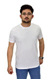 Erkek Sıfıryaka Düz Likra Süprem Tişört 4380 BGL-ST04528
