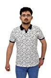 Erkek Polo Yaka Baskılı Pike Tişört 10600 BGL-ST04539