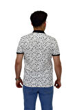 Erkek Polo Yaka Baskılı Pike Tişört 10600 BGL-ST04539