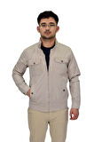 Erkek Mevsimlik Kanvas Spor Mont 8001 BGL-ST04369