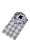 Erkek Klasik Ekose Kısa Kol Gömlek Pamuk Keten 9486 BGL-ST04584