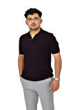 Erkek Polo Yaka Fermuarlı Triko Tişört T356 BGL-ST04594