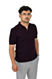 Erkek Polo Yaka Fermuarlı Triko Tişört T356 BGL-ST04594