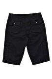 Erkek Kargo Cepli Kanvas Kapri Şort BGL-ST04736